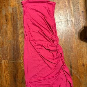 Chic Pink Sleeveless Dress